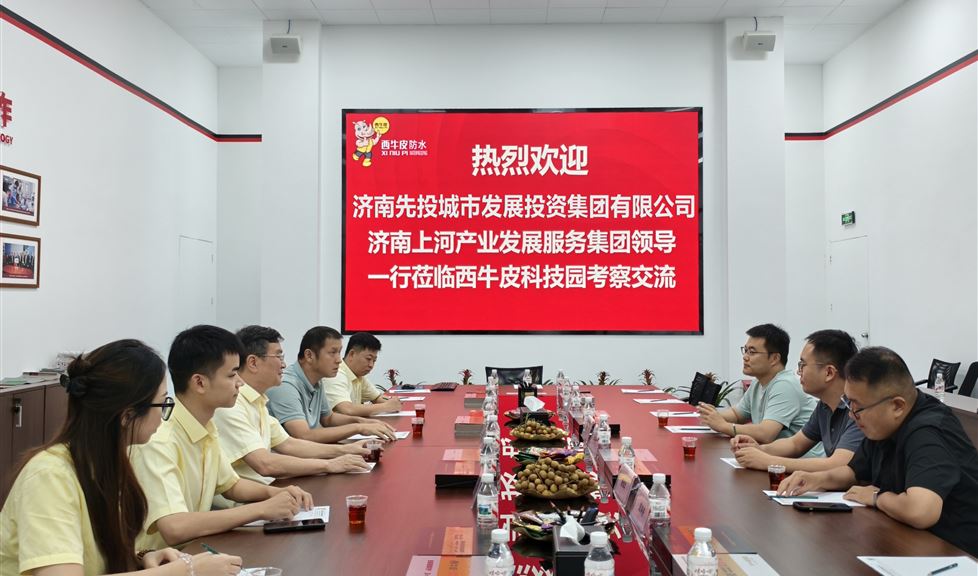西牛皮（南宁）科技园迎来济南先投城市发展投资集团有限公司 、济南上河产业发展服务集团一行