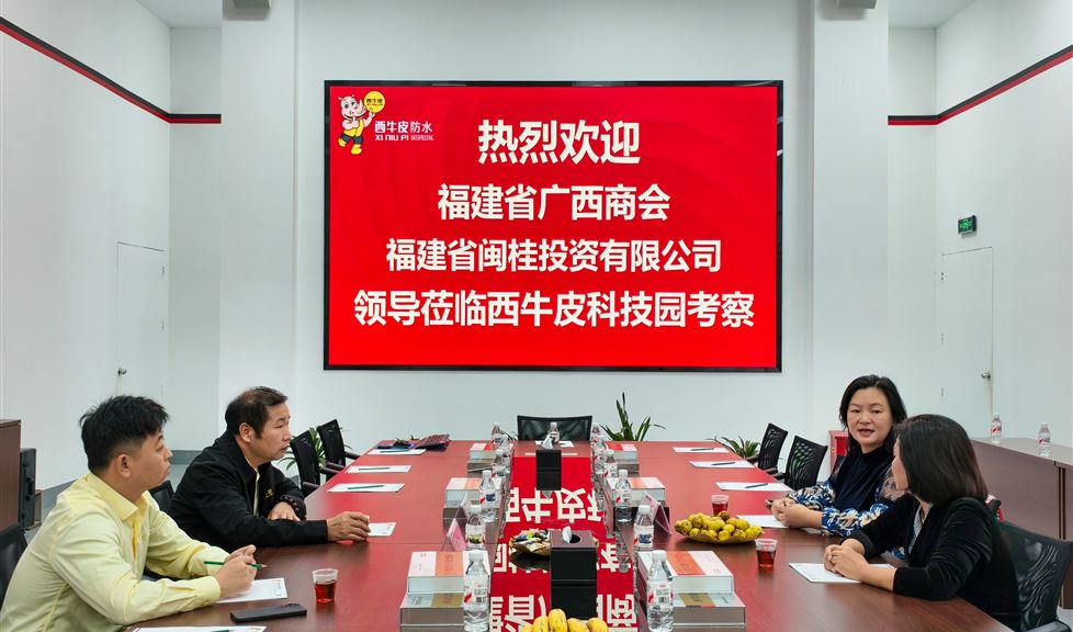 西牛皮（南宁）科技园迎来福建广西商会执行会长、福建闽桂投资有限公司何丽英董事长一行