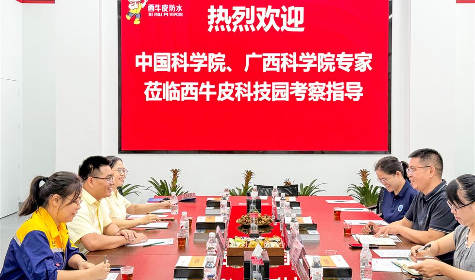 中国科学院、广西科学院专家到访西牛皮 共探防水防腐产学研合作新路径